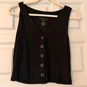 American Eagle Outfitters Black Tank Top